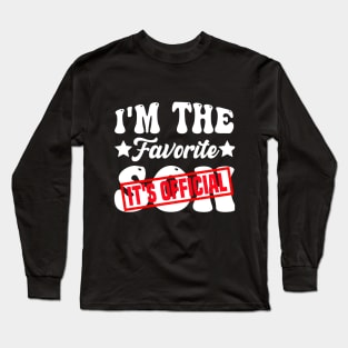 It's official i'm the favorite son, Favorite Son Long Sleeve T-Shirt